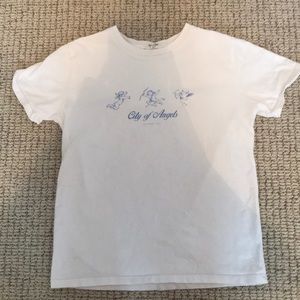 Rare brandy Melville white city of angels top